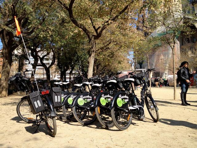 Bicis electricas en la Ciudad Condal